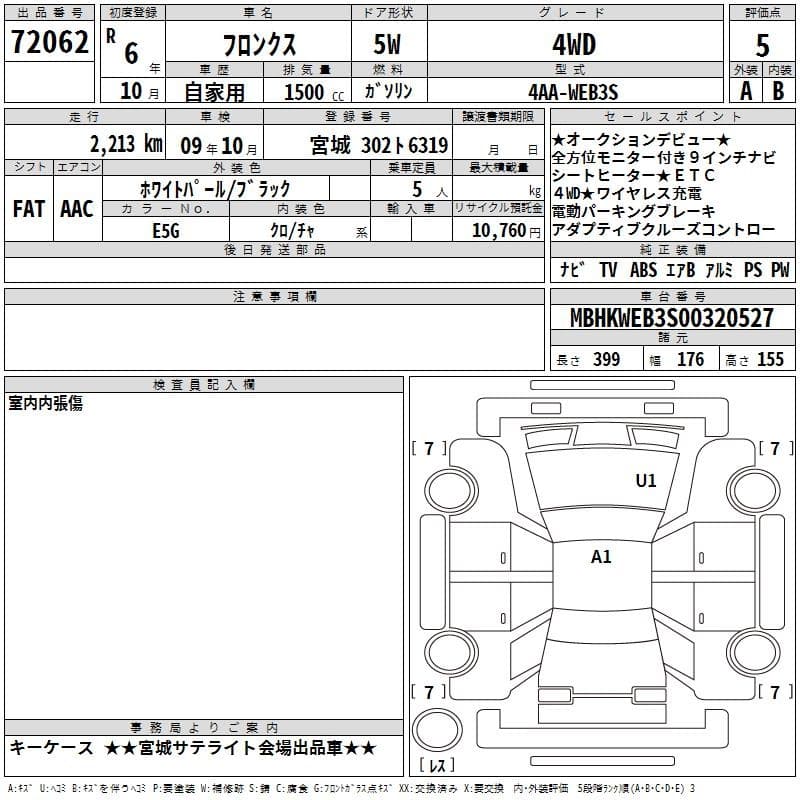 SUZUKI FRONX, 2024